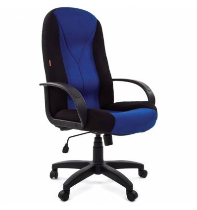 Кресло CHAIRMAN 785/TW11-blue для руководителя, ткань, цвет черный/синий