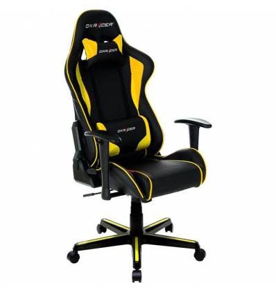 Кресло DXRacer OH/FL08/NY Formula Series, компьютерное, цвет черный/желтый