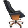 Кресло CHAIRMAN 400/BLACK для руководителя, кожа, цвет черный фото 3