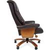 Кресло CHAIRMAN 400/BROWN для руководителя, кожа, цвет коричневый фото 3
