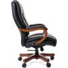 Кресло CHAIRMAN 403 для руководителя усиленное до 250 кг, кожа, цвет черный фото 3