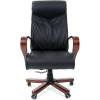 Кресло CHAIRMAN 420 WD/black для руководителя, кожа, цвет черный фото 2