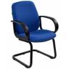 Кресло Бюрократ CH-808-LOW-V/BLUE для посетителя, цвет синий фото 1