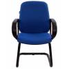 Кресло Бюрократ CH-808-LOW-V/BLUE для посетителя, цвет синий фото 2