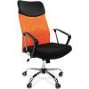 Кресло CHAIRMAN 610/ORANGE для руководителя, сетка/ткань, цвет оранжевый/черный фото 1