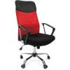 Кресло CHAIRMAN 610/RED для руководителя, сетка/ткань, цвет красный/черный фото 1