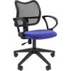 Кресло CHAIRMAN 450 LT/BLUE для оператора, сетка/ткань, цвет черный/синий фото 1