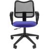 Кресло CHAIRMAN 450 LT/BLUE для оператора, сетка/ткань, цвет черный/синий фото 2