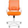 Кресло CHAIRMAN 696 WHITE/ORANGE для оператора, белый пластик, цвет оранжевый фото 2