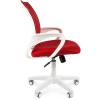 Кресло CHAIRMAN 696 WHITE/RED для оператора, белый пластик, цвет красный фото 3