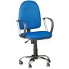 Кресло EChair-217 PTW/blue для оператора, ткань, цвет синий фото 1