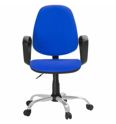 Кресло EChair-222 PC/blue для оператора, ткань, цвет синий