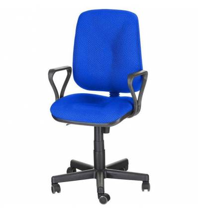Кресло EChair-301 PJP/blue для оператора, ткань, цвет синий