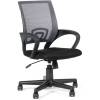 Кресло EChair-304 TC Net/grey для оператора, сетка/ткань, цвет серый/черный фото 1