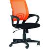 Кресло EChair-304 TC Net/orange для оператора, сетка/ткань, цвет оранжевый/черный фото 1
