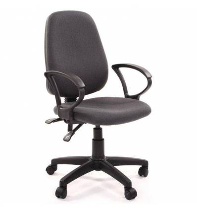 Кресло EChair-318 AL/grey для оператора, ткань, цвет серый