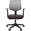 Кресло EChair-321 PTW/grey для оператора, сетка/ткань, цвет серый/черный фото 2