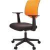 Кресло EChair-321 PTW/orange для оператора, сетка/ткань, цвет оранжевый/черный фото 1