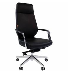 Кресло CHAIRMAN 920/black для руководителя, кожа, цвет черный