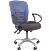 Кресло CHAIRMAN 9801 ERGO/GREY-BLUE для оператора, ткань, цвет голубой/серый