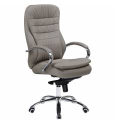 Кресло LMR-108F/grey  для руководителя, экокожа, цвет серый