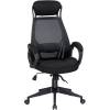 Кресло LMR-109BL/black для руководителя, сетка/ткань, цвет черный, пластик фото 1