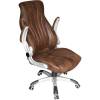 Кресло LMR-112B/brown для руководителя, экокожа, цвет коричневый античный фото 1