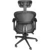 Кресло LMR-113M/black для руководителя, сетка/ткань, цвет черный фото 2