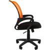 Кресло CHAIRMAN 969/ORANGE для оператора, сетка/ткань, цвет оранжевый/черный фото 3
