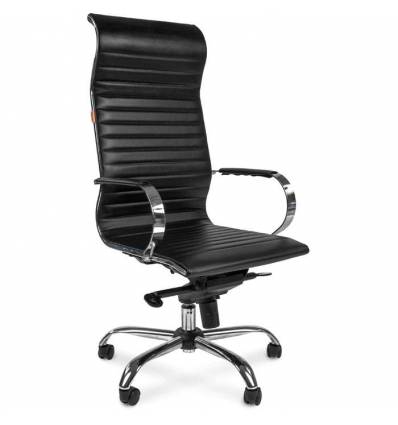 Кресло CHAIRMAN 710/black для руководителя, экокожа, цвет черный