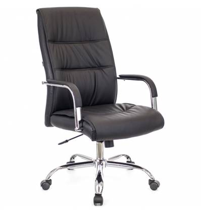 Кресло EVERPROF BOND PU Black для руководителя, экокожа, цвет черный