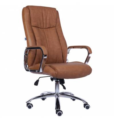 Кресло EVERPROF GRAND PU Camel для руководителя, экокожа, цвет коричневый