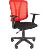 Кресло CHAIRMAN 626/RED для оператора, сетка/ткань, цвет красный/черный фото 1