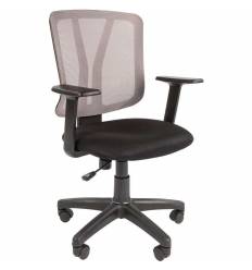Кресло CHAIRMAN 626/GREY для оператора, сетка/ткань, цвет серый/черный