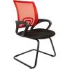 Кресло CHAIRMAN 696 V/RED для посетителя, сетка/ткань, цвет красный/черный фото 1