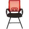 Кресло CHAIRMAN 696 V/RED для посетителя, сетка/ткань, цвет красный/черный фото 2