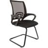 Кресло CHAIRMAN 696 V/BLACK для посетителя, сетка/ткань, цвет черный фото 1
