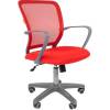 Кресло CHAIRMAN 698 GREY/RED для оператора, серый пластик, сетка/ткань, цвет красный фото 1