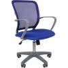 Кресло CHAIRMAN 698 GREY/BLUE для оператора, серый пластик, сетка/ткань, цвет синий фото 1
