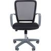 Кресло CHAIRMAN 698 GREY/BLACK для оператора, серый пластик, сетка/ткань, цвет черный фото 2