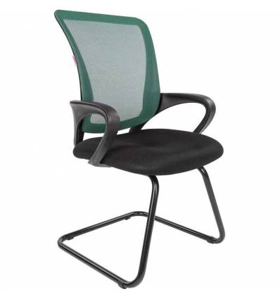 Кресло CHAIRMAN 969 V/GREEN для посетителя, сетка/ткань, цвет зеленый/черный