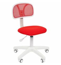 Кресло CHAIRMAN 250 WHITE/RED для оператора, белый пластик, цвет красный