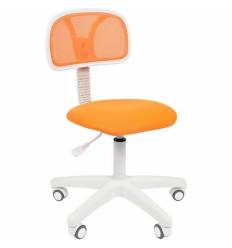 Кресло CHAIRMAN 250 WHITE/ORANGE для оператора, белый пластик, цвет оранжевый