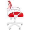 Кресло CHAIRMAN 450 LT WHITE/RED для оператора, белый пластик, сетка/ткань, цвет красный фото 3