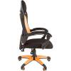 Кресло CHAIRMAN GAME 12/ORANGE для руководителя (геймерское), сетка/ткань, цвет оранжевый/черный фото 3