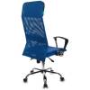 Кресло Бюрократ KB-6SL/BL/TW-10 для руководителя, сетка/ткань, цвет синий фото 4