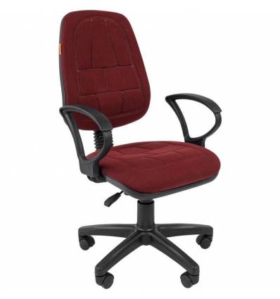 Кресло CHAIRMAN 652/Bordo для оператора, ткань, цвет бордовый