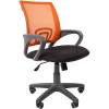 Кресло CHAIRMAN 696 GREY/ORANGE для оператора, серый пластик, сетка/ткань, цвет оранжевый/черный фото 1