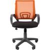 Кресло CHAIRMAN 696 GREY/ORANGE для оператора, серый пластик, сетка/ткань, цвет оранжевый/черный фото 2