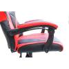 Кресло Trident GK-0101 Black and Red для руководителя, экокожа, цвет черный/красный фото 5